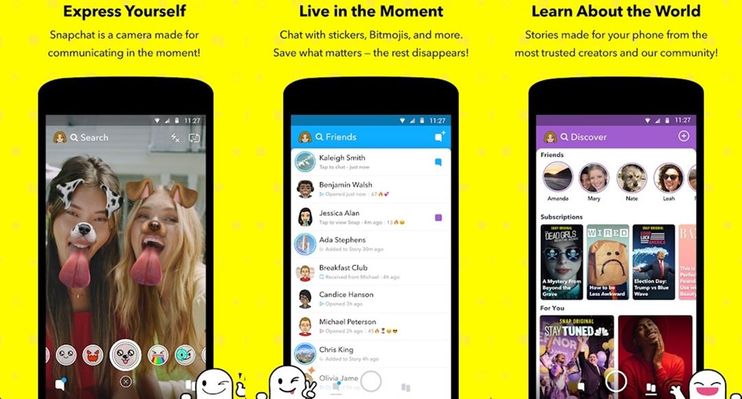 Snapchat IM app