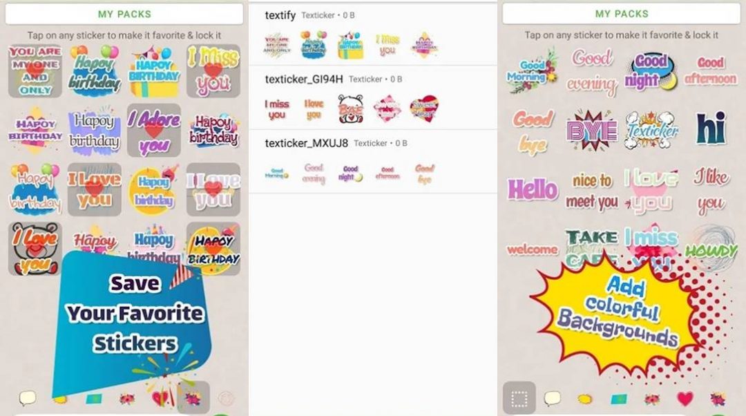 Texticker Stickers