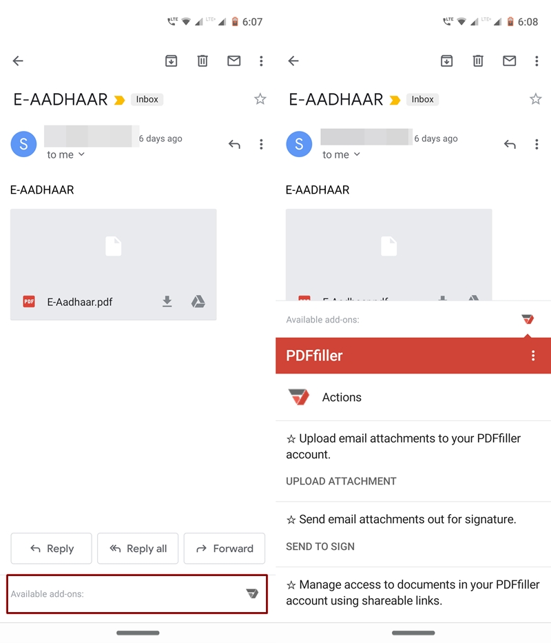 android add-ons