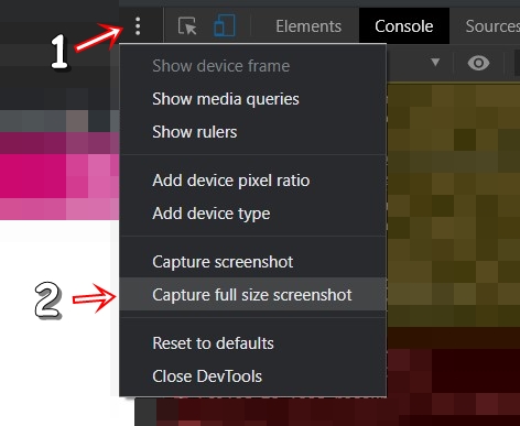 capture full screenshots