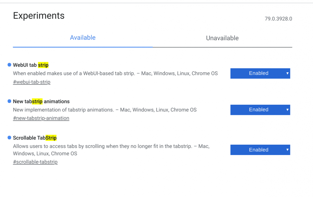 enable flags