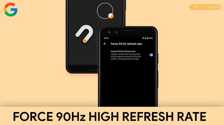 pixel 4 90hz refresh rate
