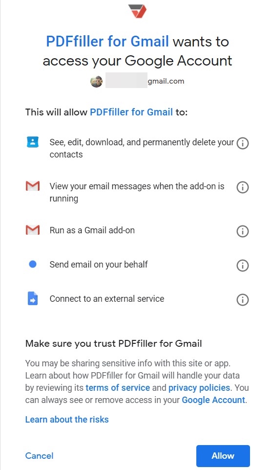 google permissions
