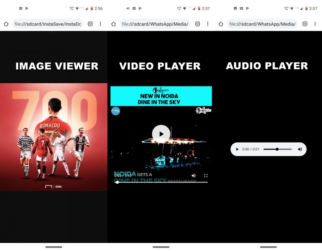media player chrome