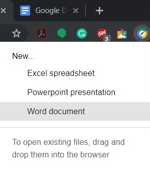 new office file