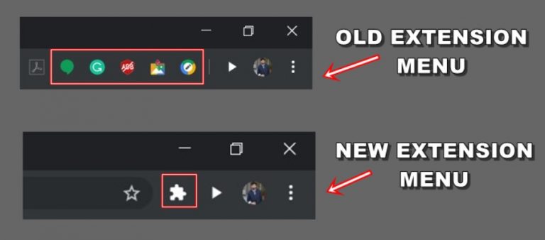 old vs new menu