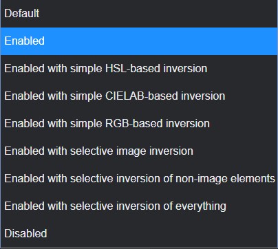 select enabled