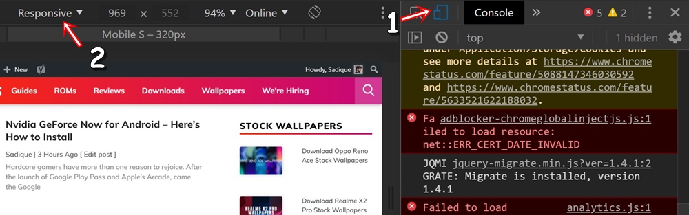 toggle toolbar