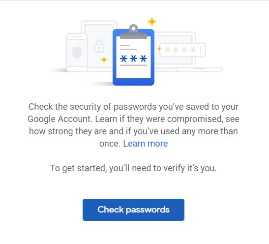 verify account