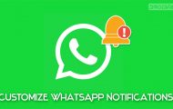customize whatsapp notifications
