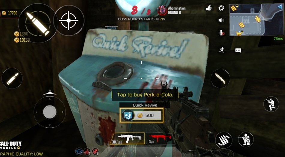 Zombie mode tips Perk A Cola