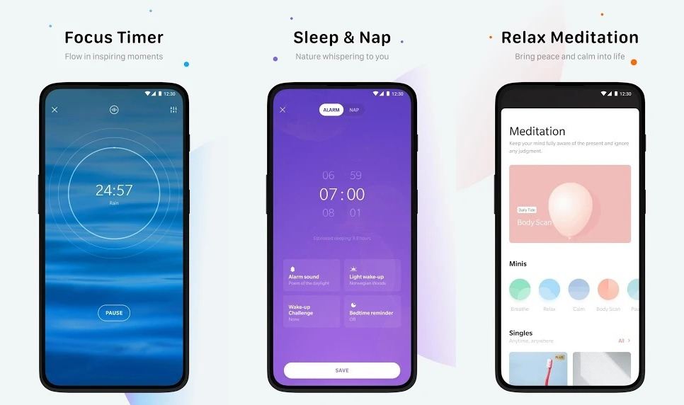 Tide relaxing sound app