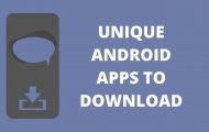 unique android apps