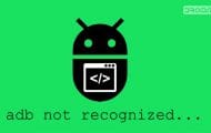 adb not recognized