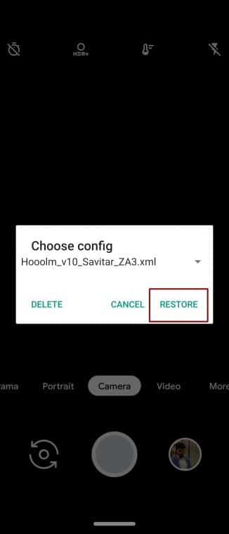 choose config