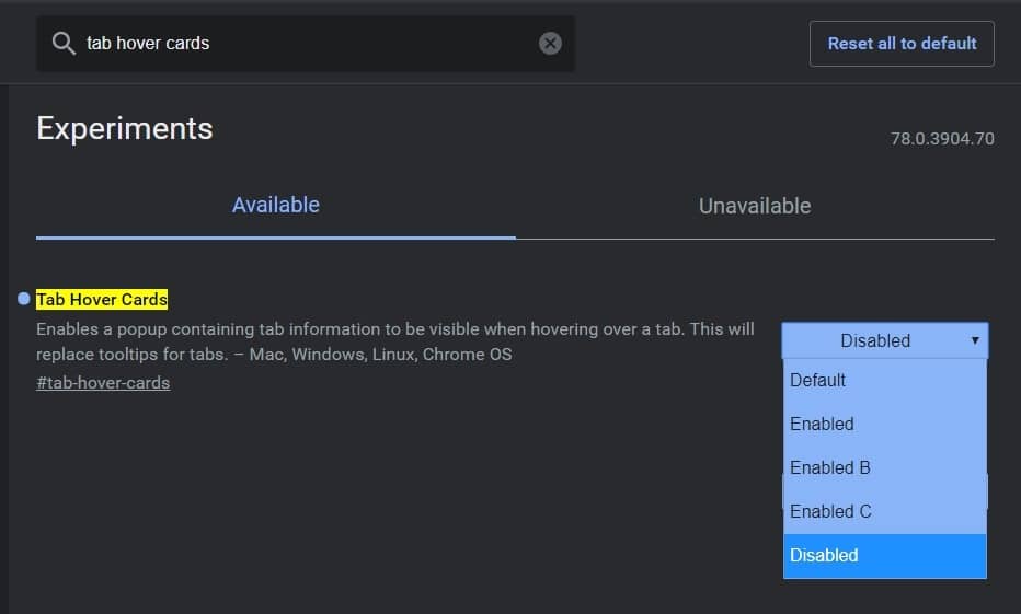 disable tab hover cards