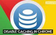 disable chrome cache
