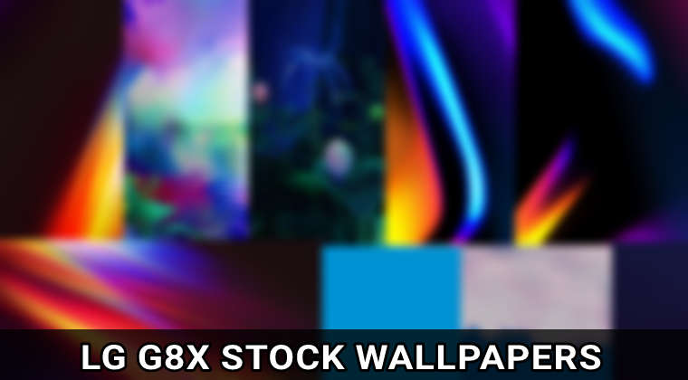 LG G8X stock wallpapers