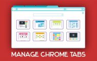 manage chrome tabs extension