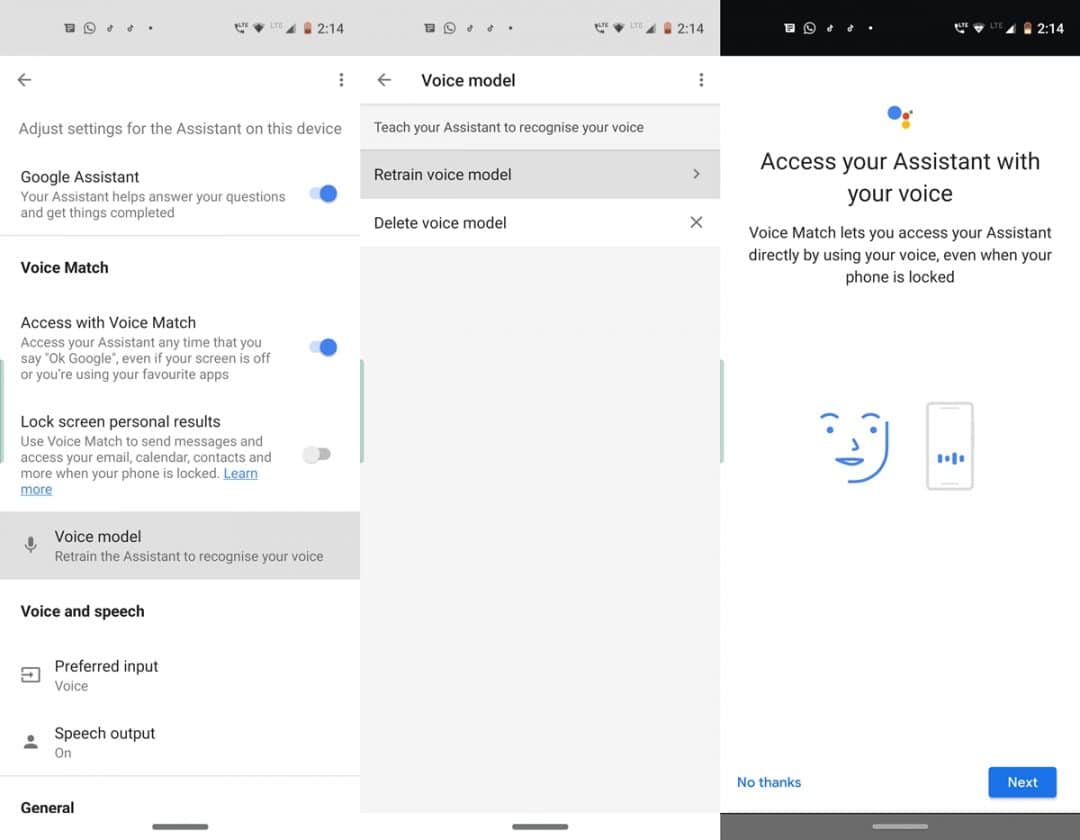 train google assistant
