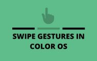 color os 6.1 swipe gesture