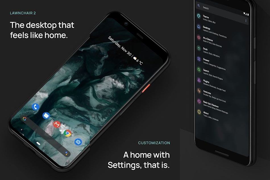 Lawnchair 2 Pixel-like launcher