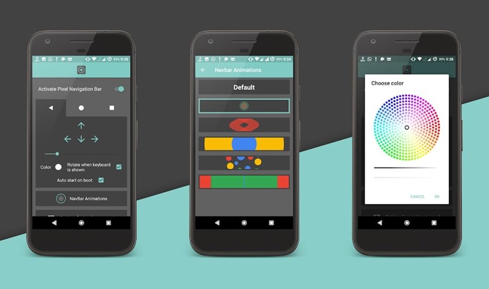 Pixel 4 Navigation Bar
