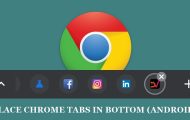 chrome tabs bottom android
