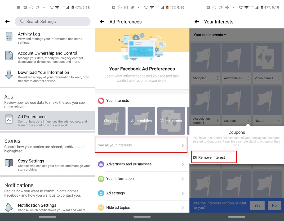 customize facebook ads