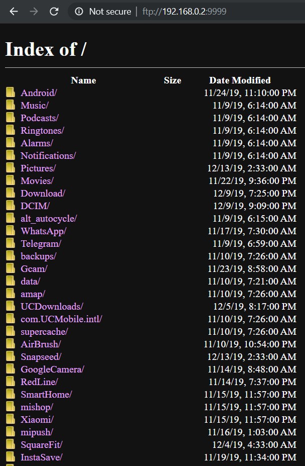 ftp desktop
