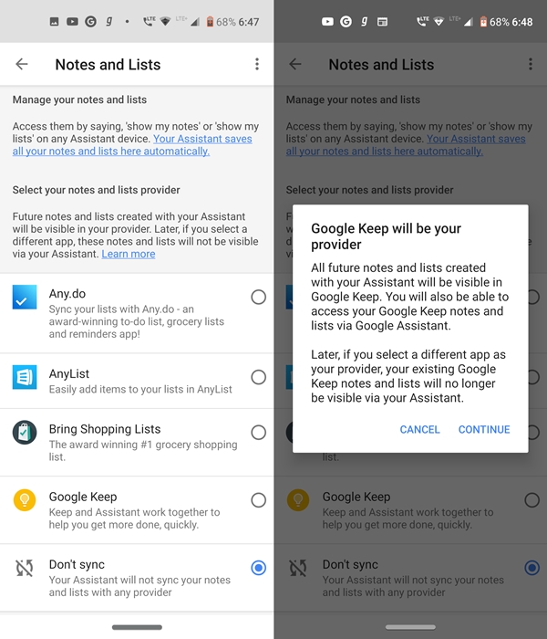 google keep