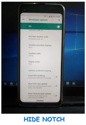 hide notch