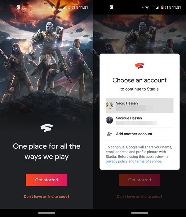 google stadia app