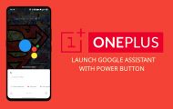 google assistant power button