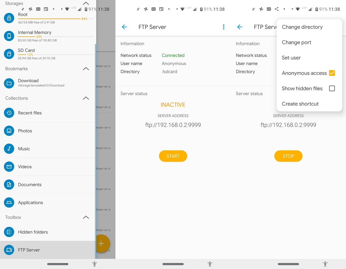 ftp solid file explorer