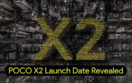 POCO X2 Launch Date