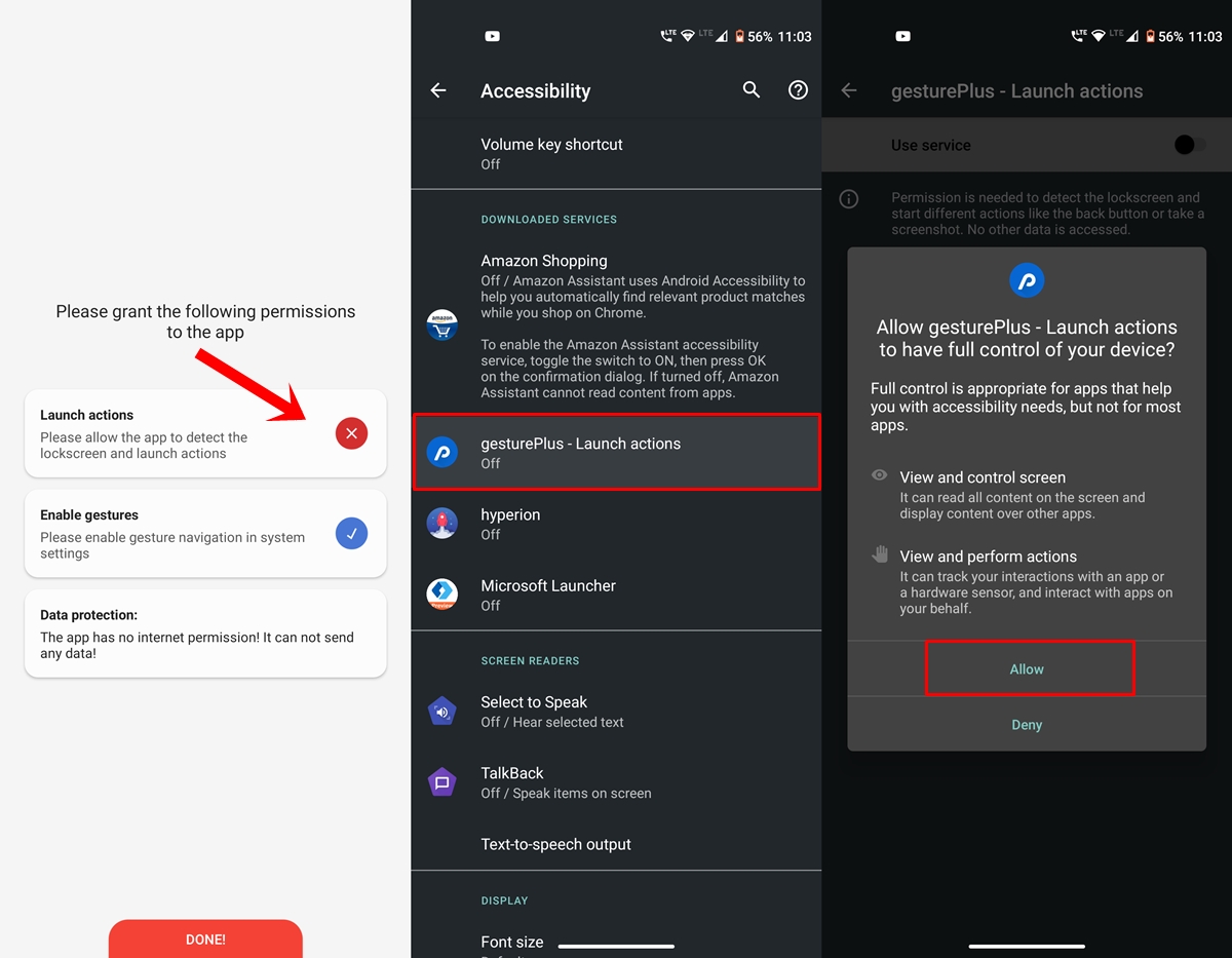app permission