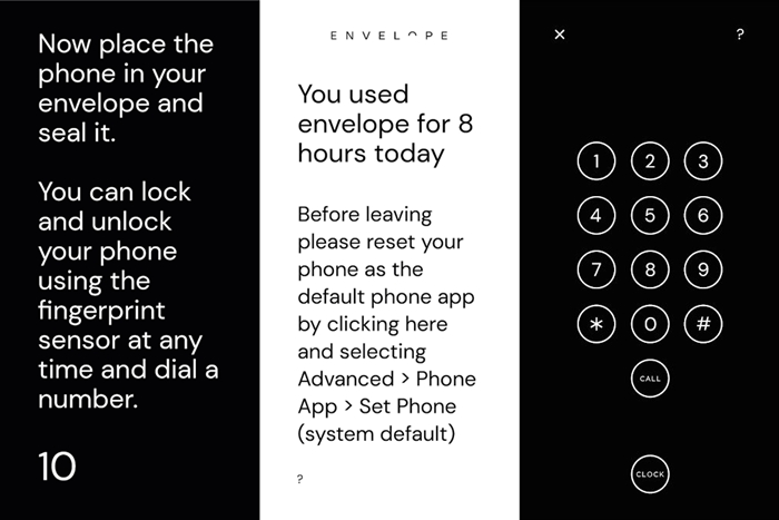 envelope digital wellbeing