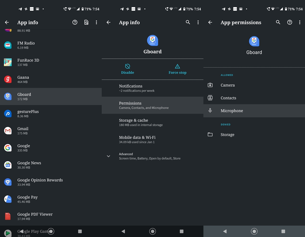 gboard permission fix