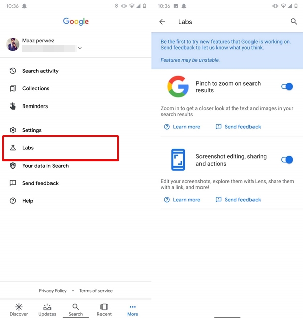 google labs