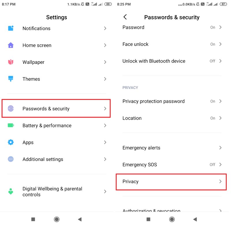 disable push notifications in miui 11