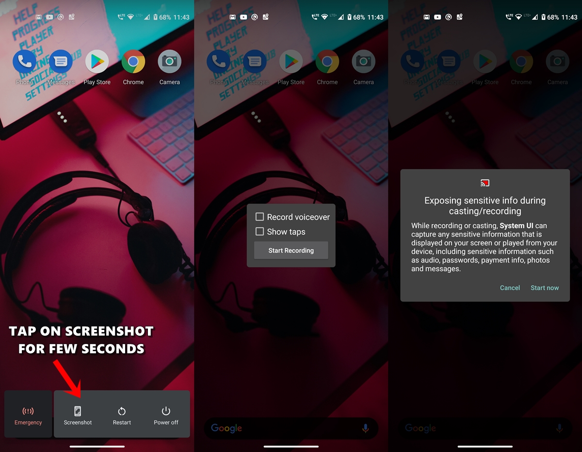 screen recorder android