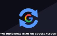 sync google account