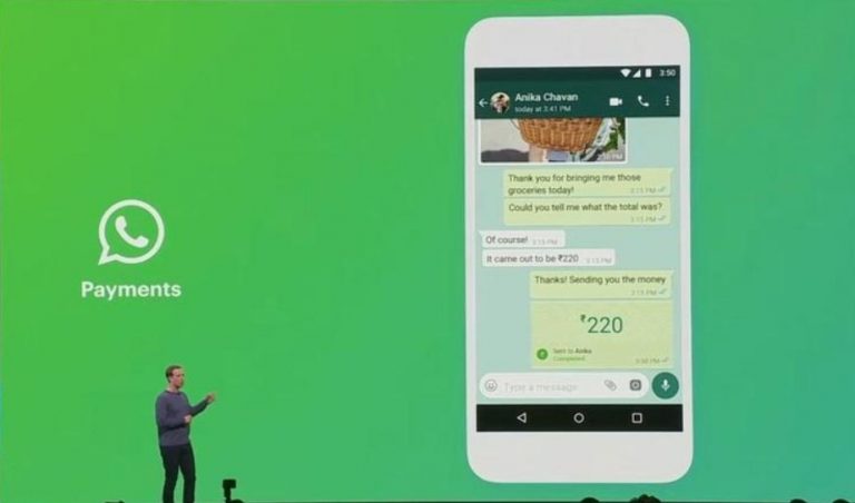 make payments through WhatsApp