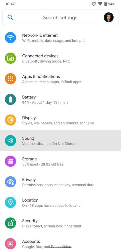 Pixel Settings