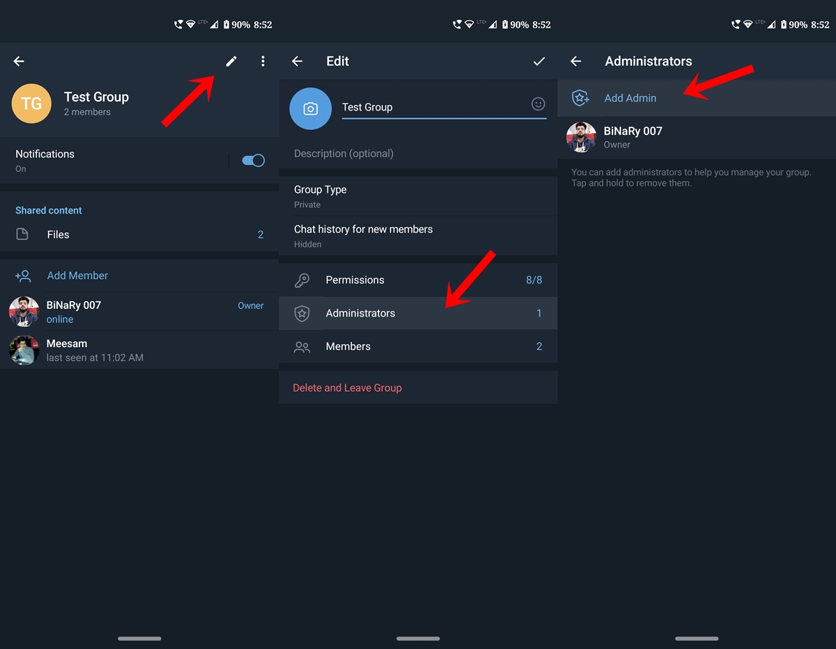 add admin