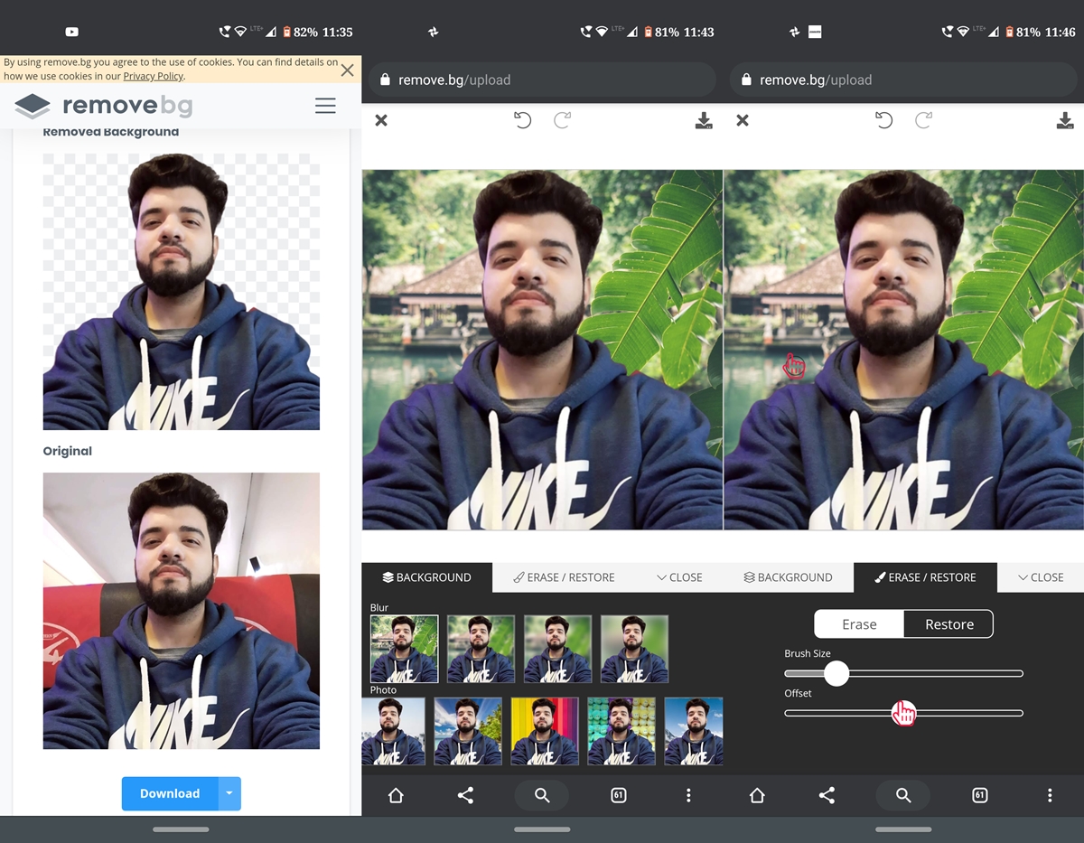 automatic remove
