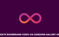 boomerang samsung gallery