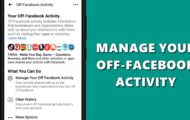 manage facebook activity