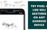 pixel 4 soli gesture